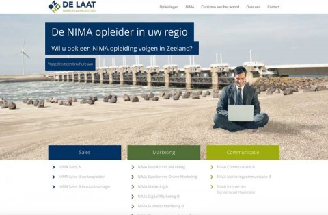 Website Nima Opleidingen Zuid